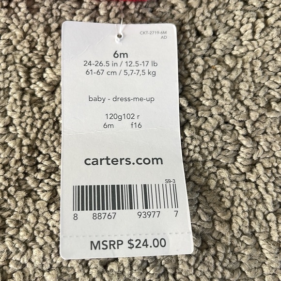 Carter's Infant Red Sweater - Picture 3 of 3